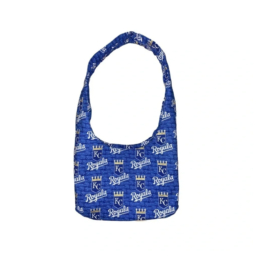 Kansas City Royals Reversible Handmade Tote Bag Purse MLB Baseball Blue Fan Gift